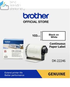 e-catalogue image atk Brother DK-22246 Continuous Paper Label Roll 103mm 30.48m P-touch Tape