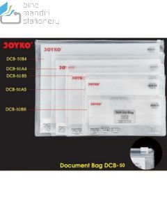 Contoh Joyko Document Bag DCB-50 A5 Kantong Poket Resleting Dokument merek Joyko